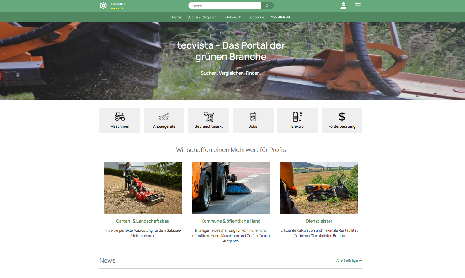 tecvista geht online mit Beta-Version v1.3